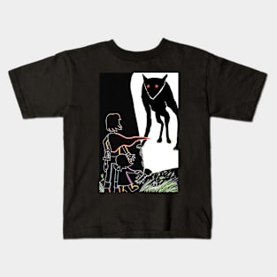 Negative Dog Kids T-Shirt
